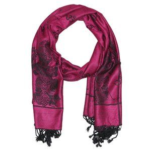 Reversible Scarf Pattern Ganesha Print Shawl